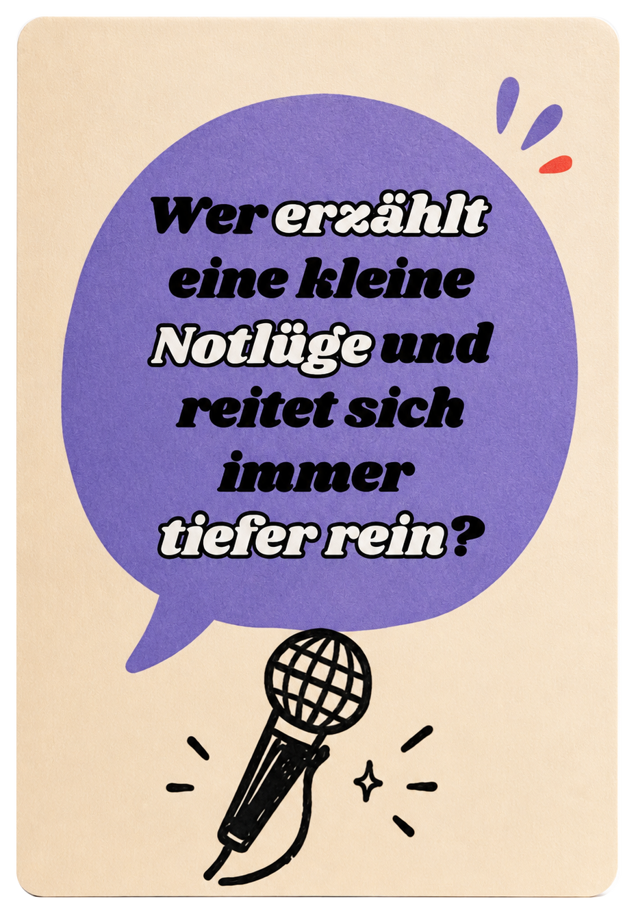 Violette 3,2,ZEIG! Fragekarte